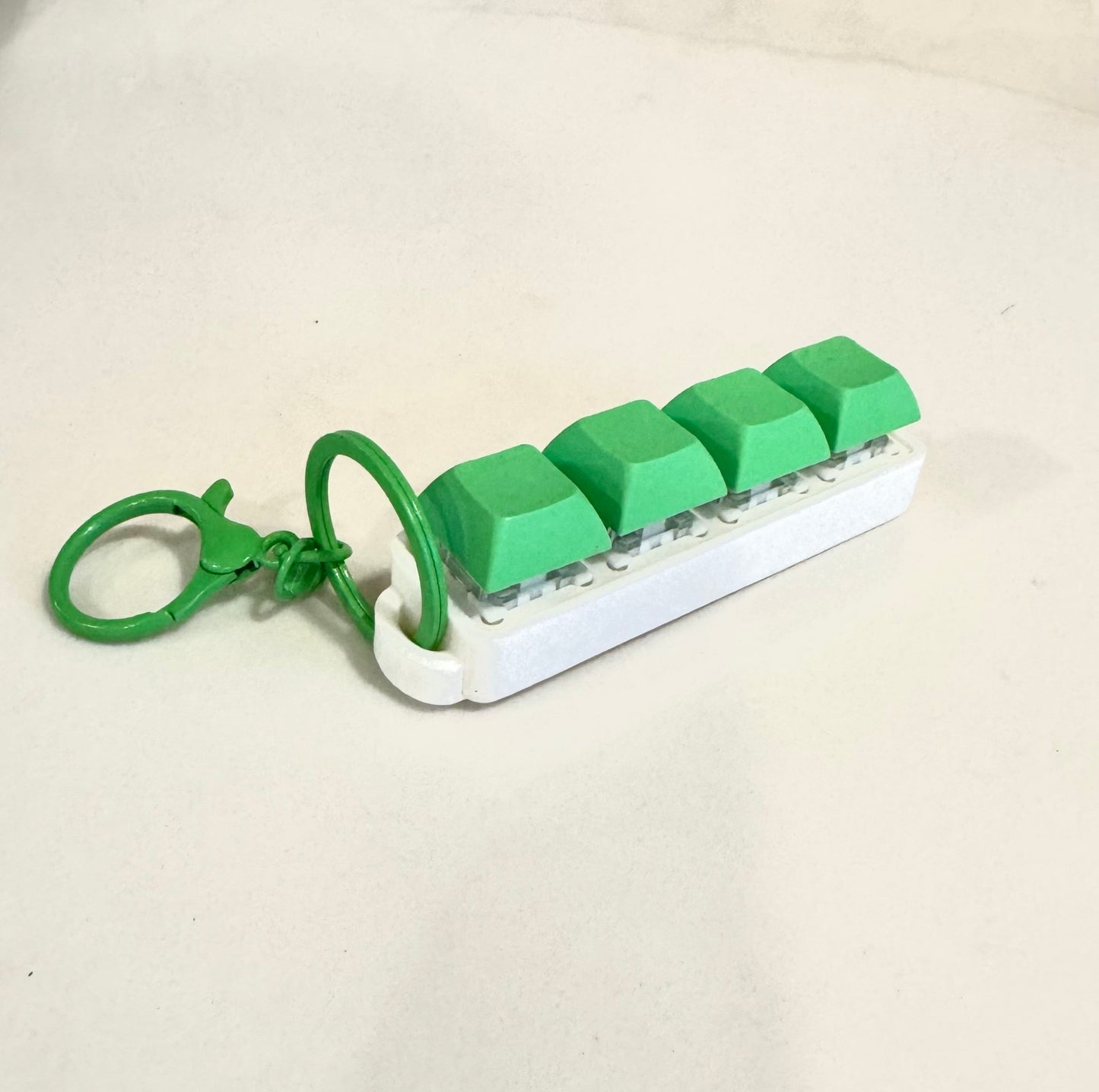 Four-Button Clicker Fidget Keychain